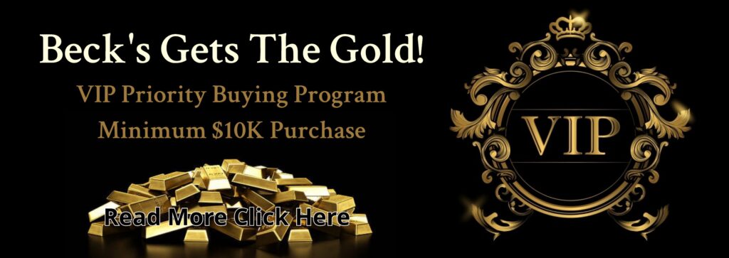 Beck Gold Silver Brokers Brokering Gold and Silver Bullion