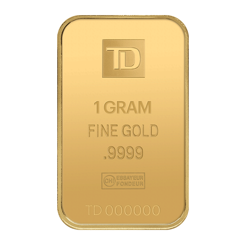 1-10 g Gold Bars