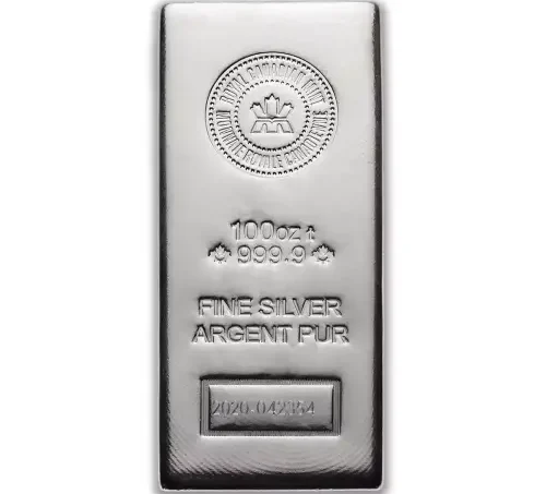 100 oz Recognized Silver Bar