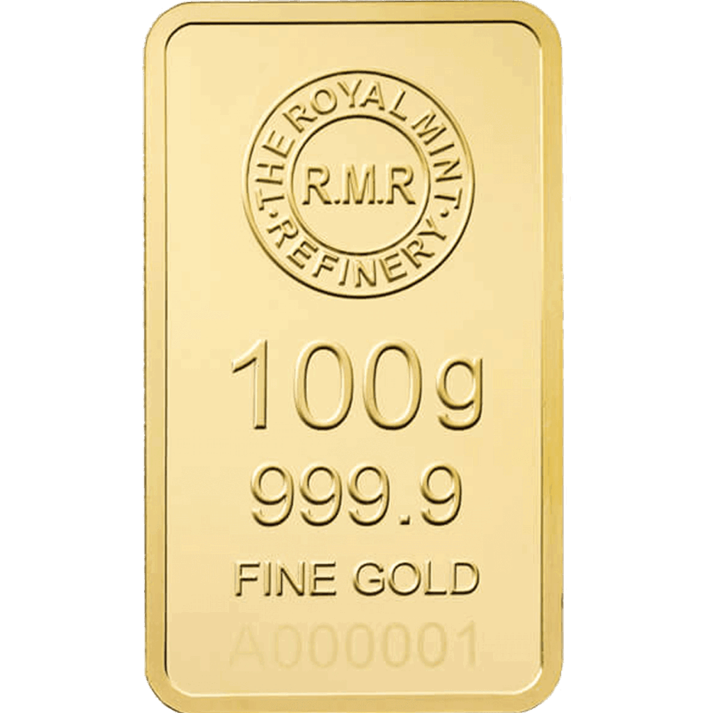 100g Recognized Gold Bar