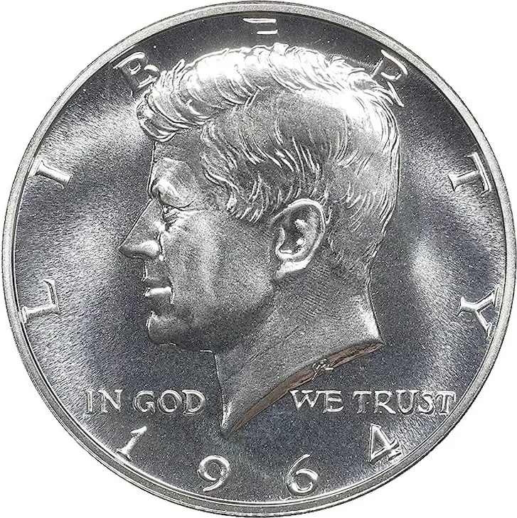 USA 90% Silver 50 Cent Pieces 1964 - Older