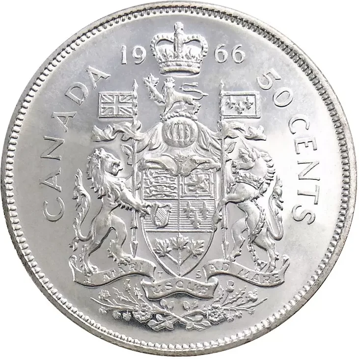 Canadian 50 Cent Coins (80% Pure Silver) 11.66g