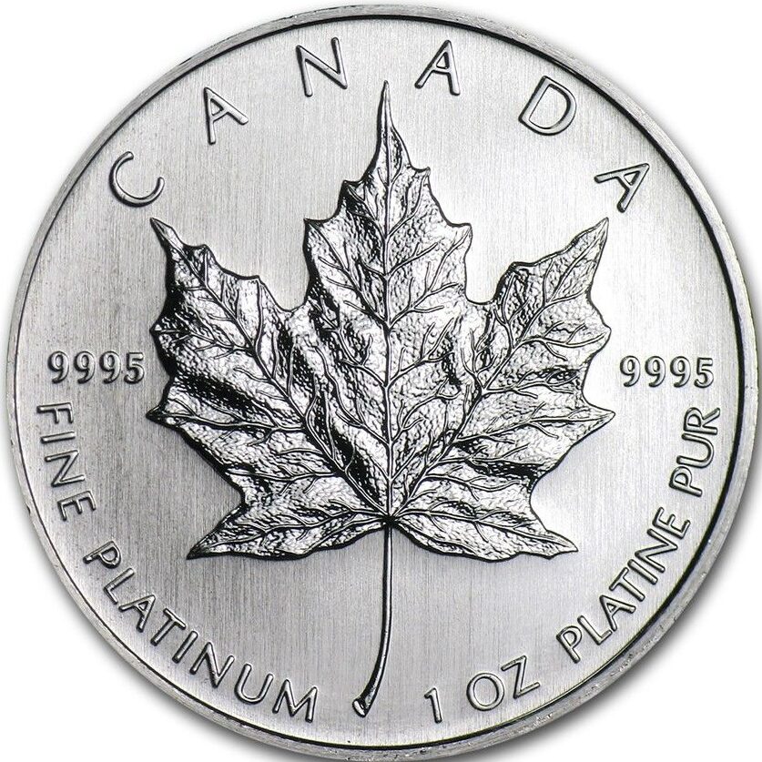 1 oz Platinum Maple Leaf Coin