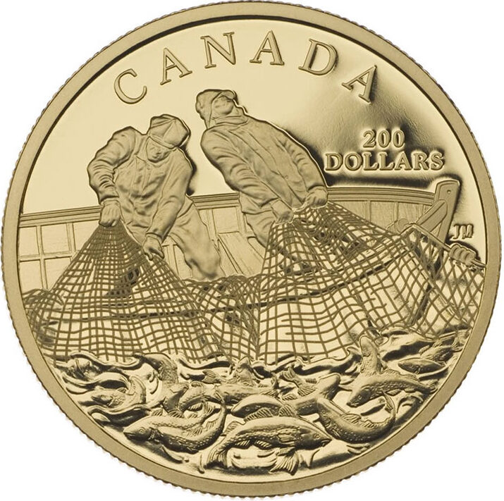 Canadian $200 Coins (22kt) 1/2 toz 17.13g Diameter 29mm