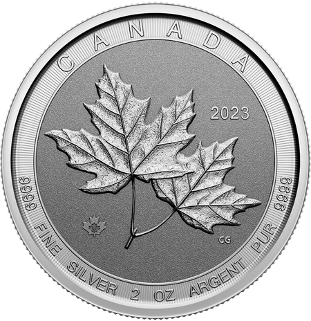 Silver Maple Leaf 2 Troy Ounce Coin