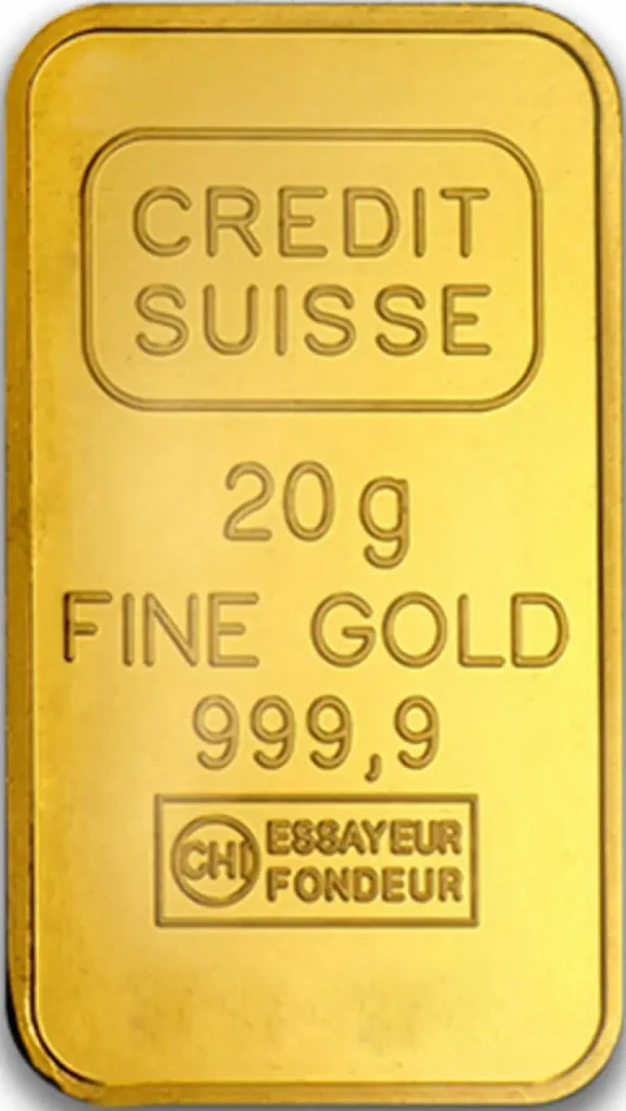 20g Recognized Gold Bar