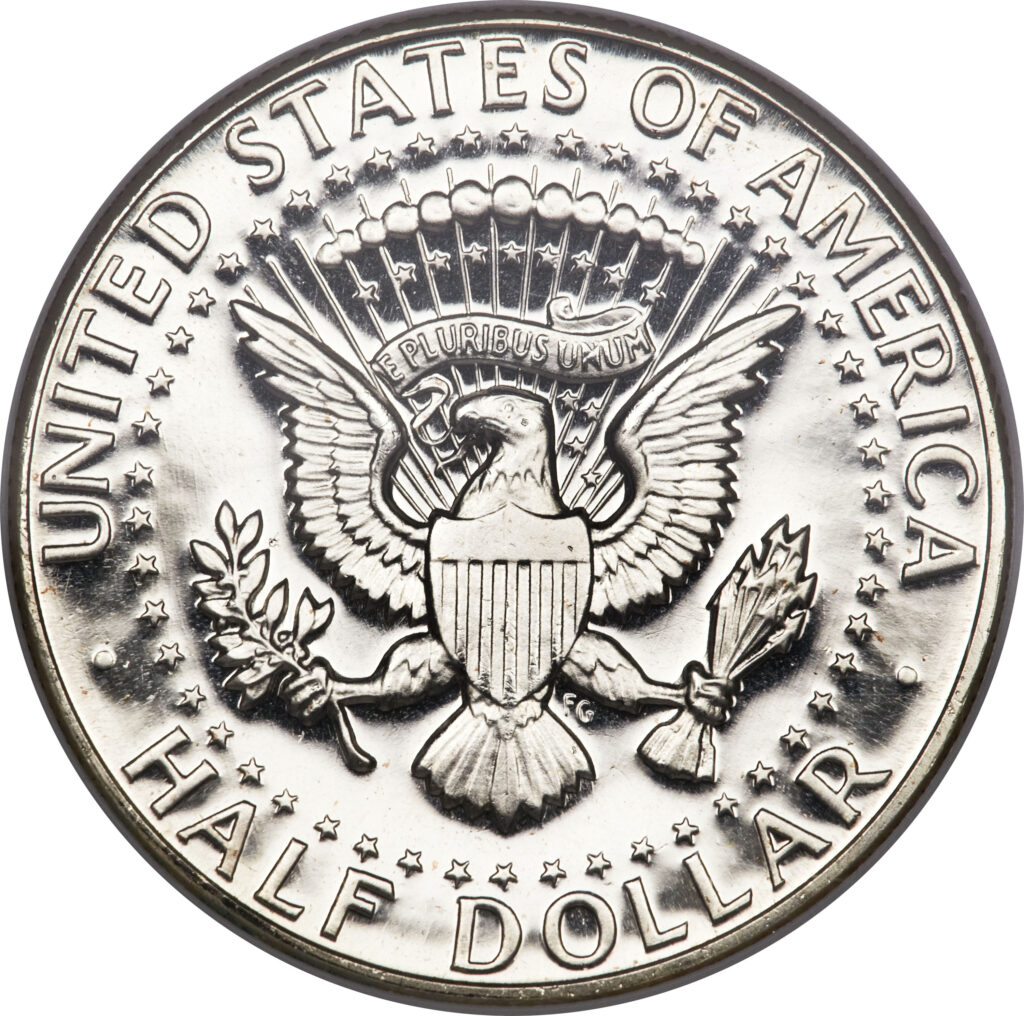 1965 - 1970 US Half Dollars 11.5g .40% Silver
