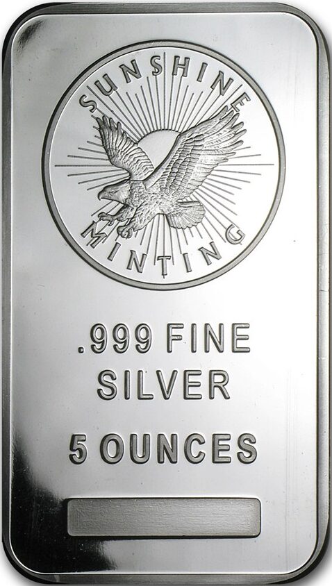 5 oz Recognized Silver Bar