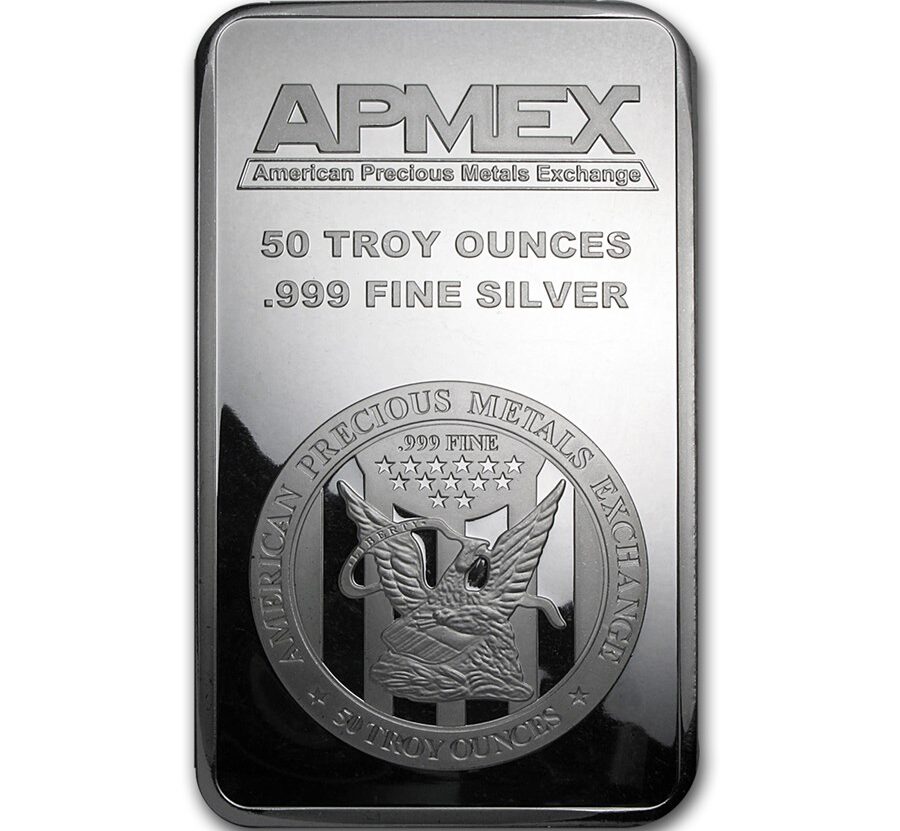 50 oz Recognized Silver Bar