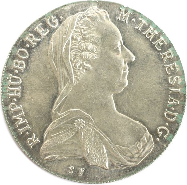 Austrian Empire 1 Thaler Maria Theresia European Trade Token 1780-2024 Coin 28g .83%Ag 1980-2001