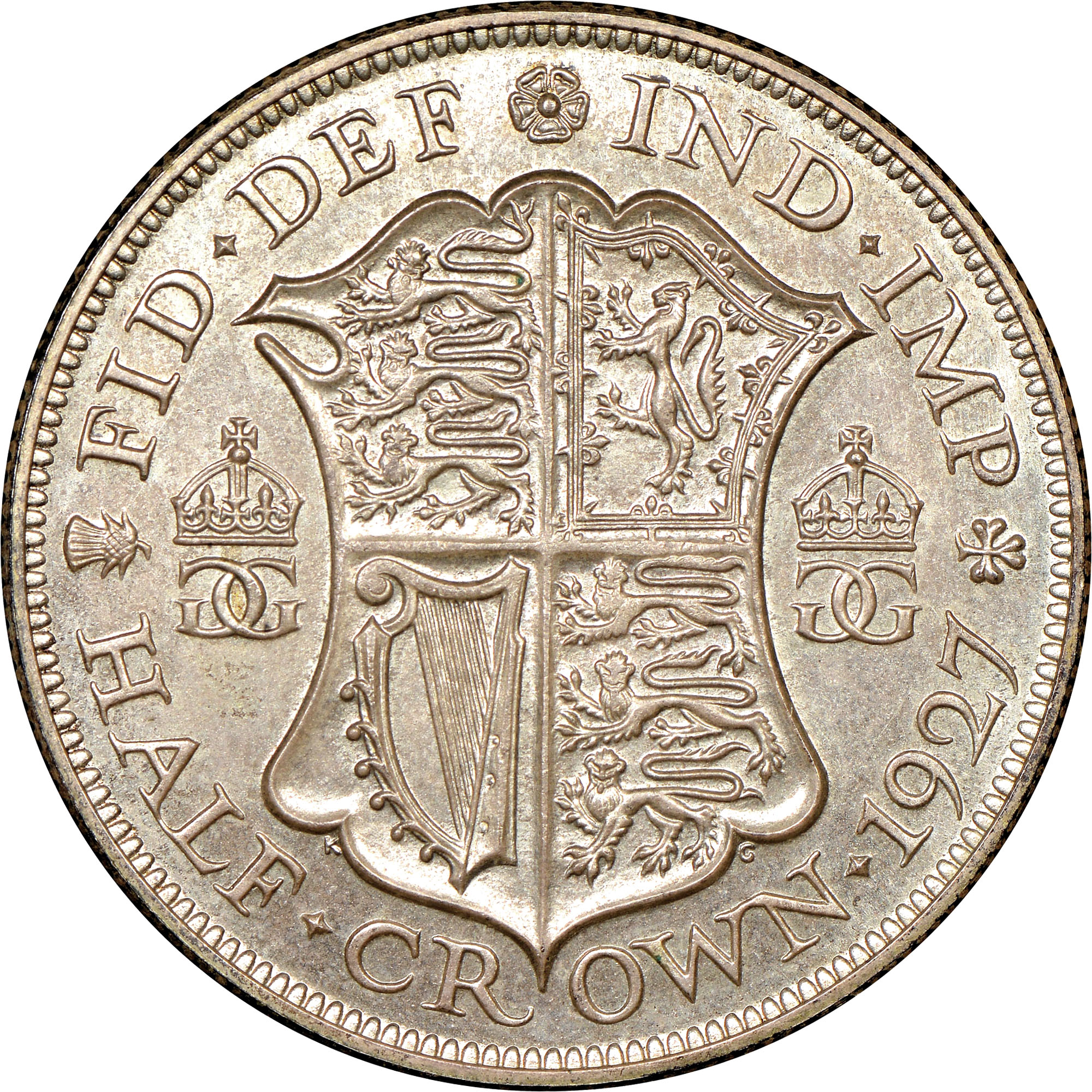 Great Britain Half Crown (1920-1946) 50% Ag 14.138g