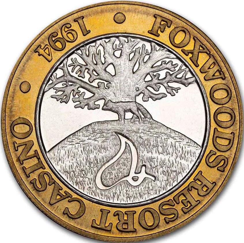 999 Casino Tokens .6 Troy Ounce Centers