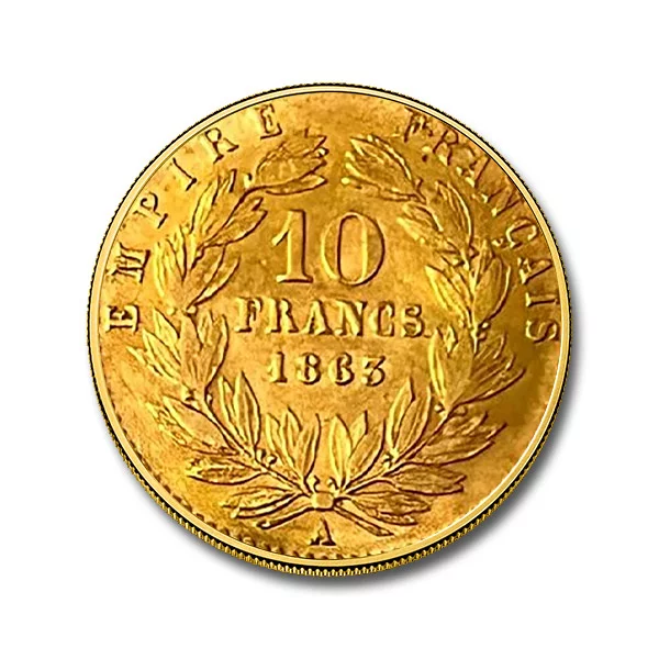 France-10-Franc-Gold-Coin-–-Napoleon-Reverse