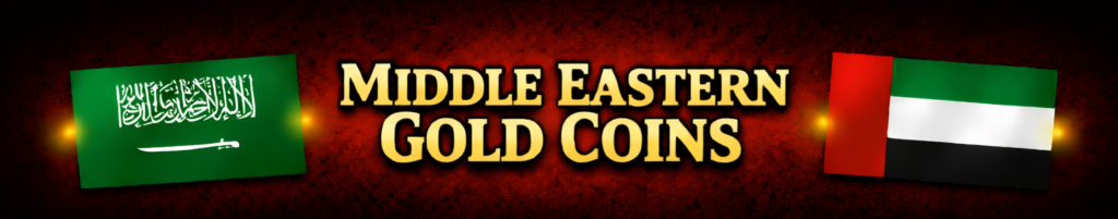 Middle Eastern Gold Coins Banner
