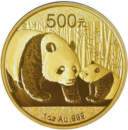 Chinese Panda (99.9% pure gold) 1 toz