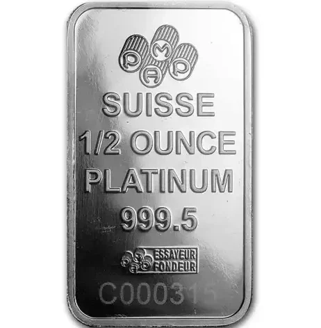 1/2 Ounce Platinum Coin/Bar