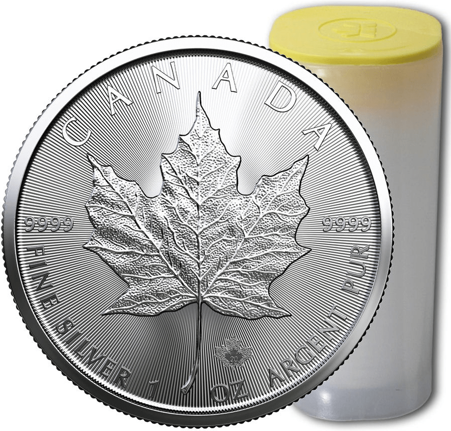 Silver Maple Leaf Coin DNA Tube 25