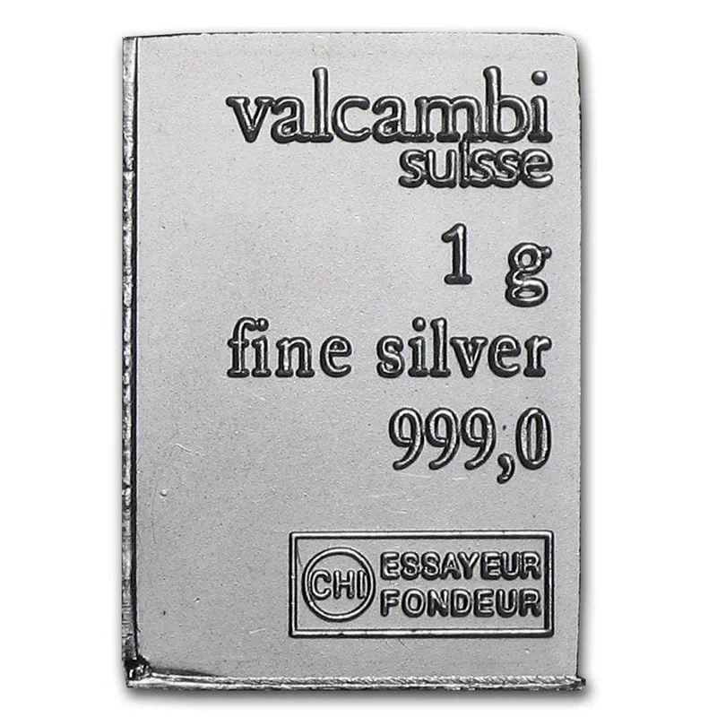 1g 999 Mini Silver Bars or Coins