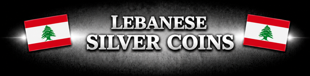 Lebanese silver coins banner