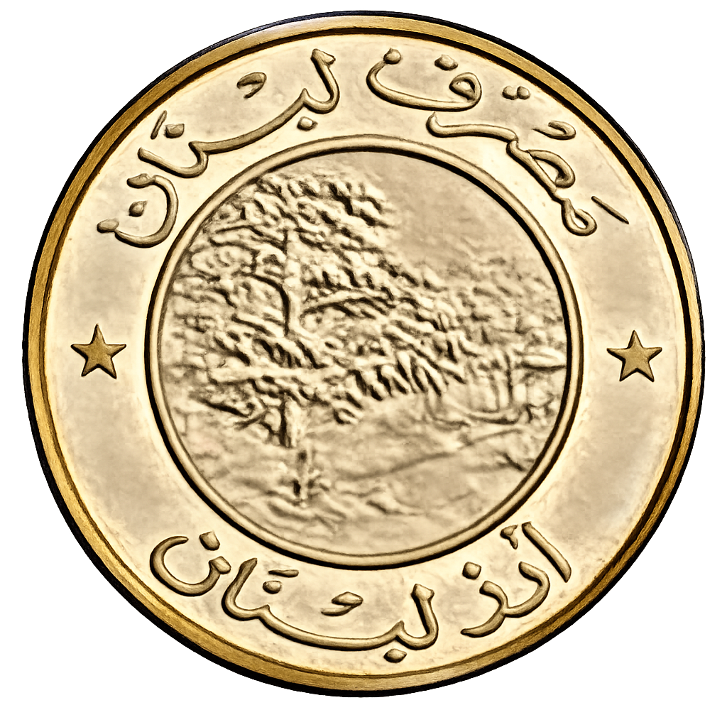 The Natural Scenes from Lebanon 10 Līrāt / Livres Coins 2012 (99.9% Pure Gold) 31.10g