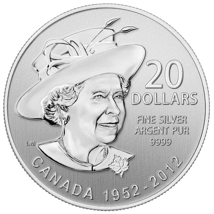 $20 Royal Canadian Mint Coins Pure Silver Mintage 99.99% pure 7.96g Diameter 27mm