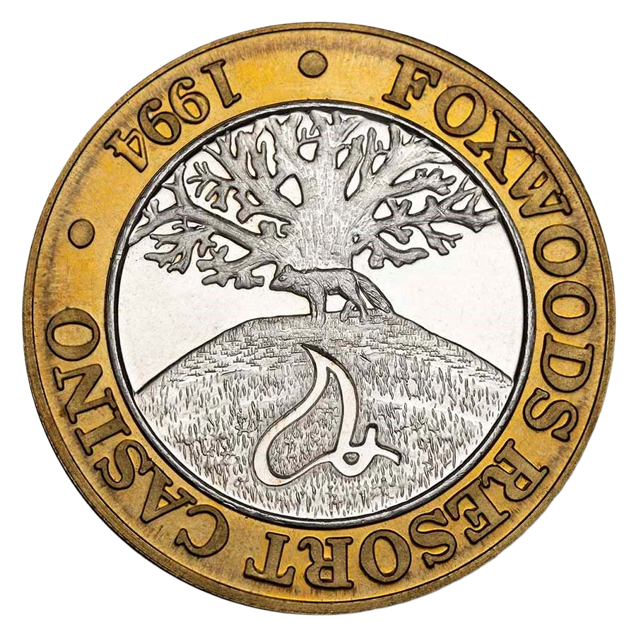 999 Casino Tokens .6 Troy Ounce Centers