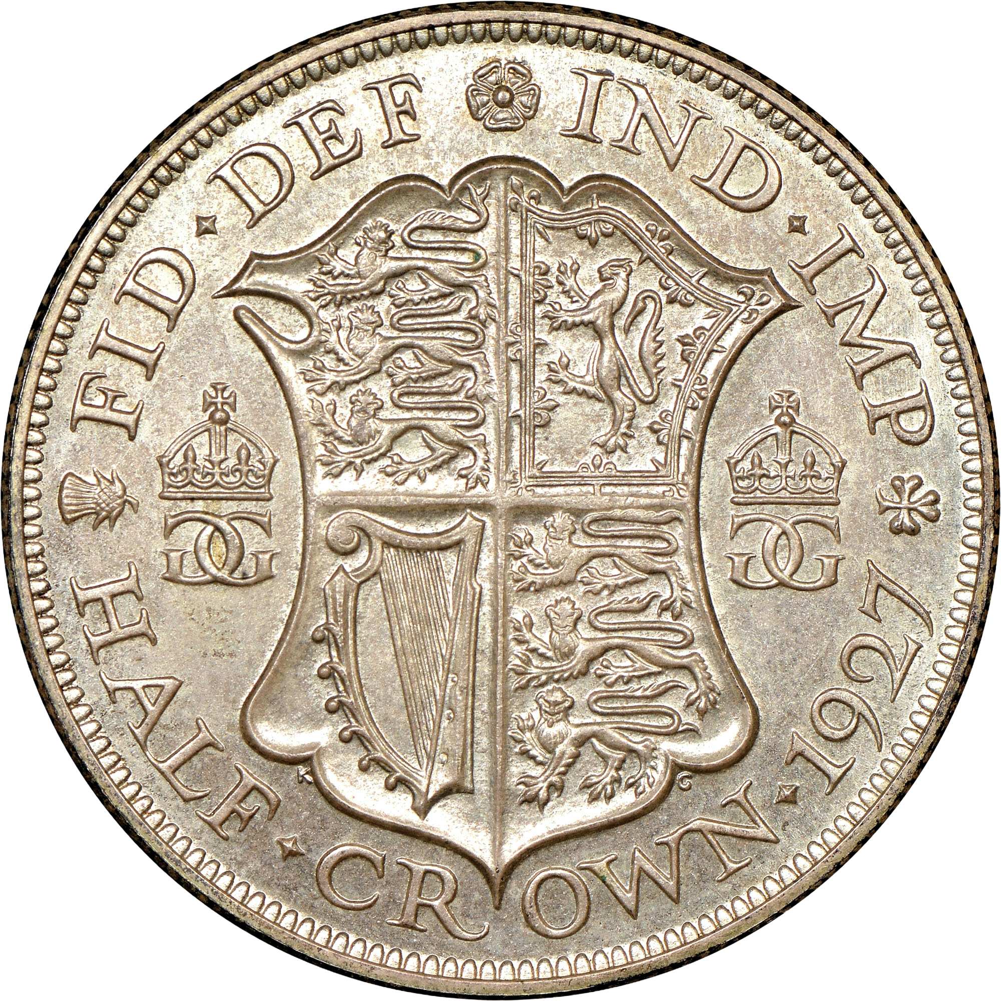 Great Britain Half Crown (1920-1946) 50% Ag 14.138g