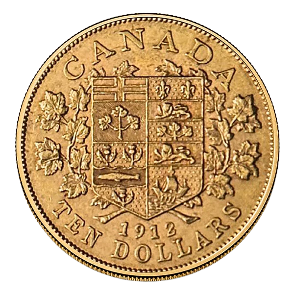 10 Dollar Gold Coin (90% Gold) .4838 toz 16.72g Diameter 26.92mm