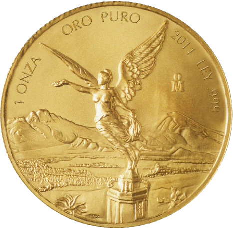 1 toz Mexico Libertad (99.9% Pure Gold)