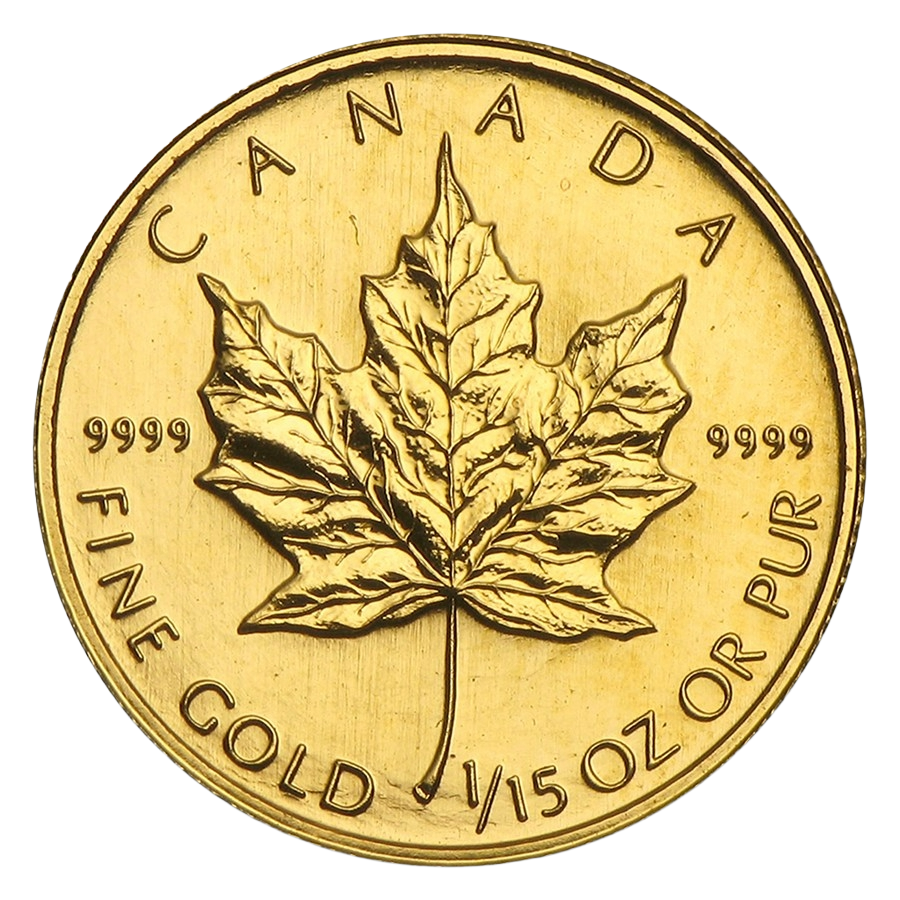 1/15 toz Gold Maple Leaf