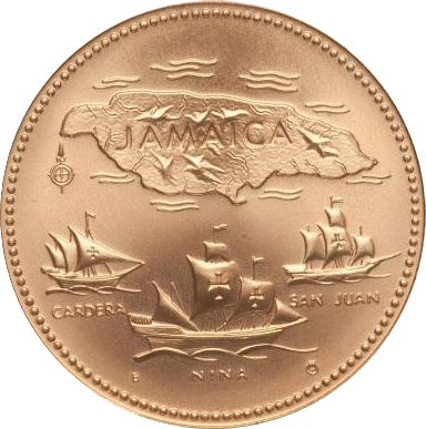 Jamaica 10th Anniversary of Independence $20 Coin (50% Gold) 15.7484g 27mm Diameter