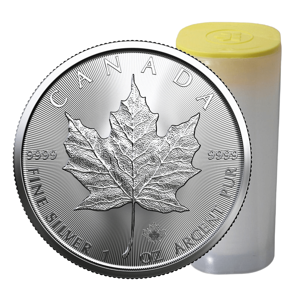Silver Maple Leaf Coin DNA Tube 25