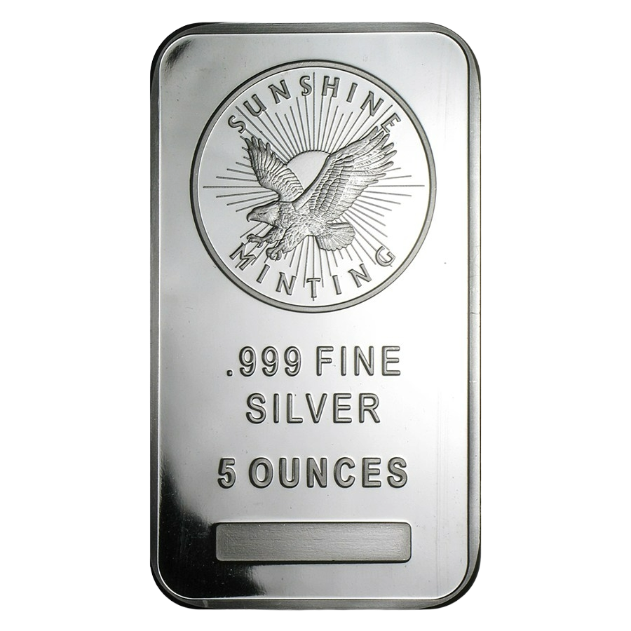 5 oz Recognized Silver Bar