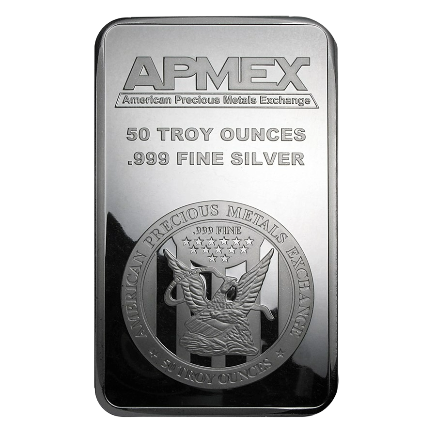 50 oz Recognized Silver Bar