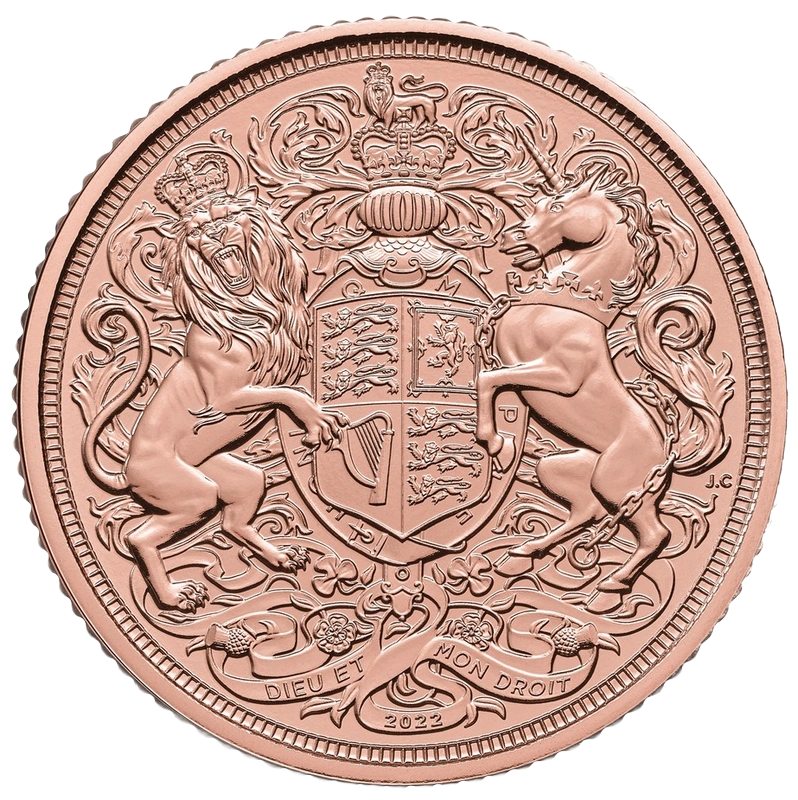 British 2022 Memorial Sovereign (91.67% Gold) 7.98 g