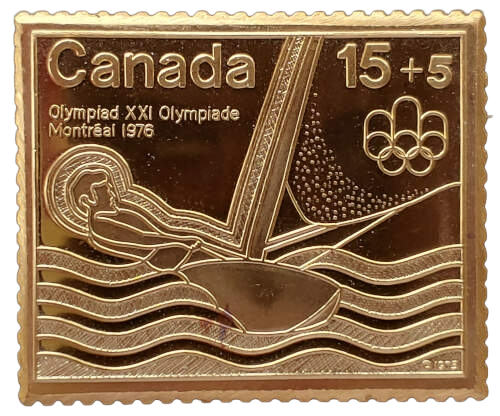 Canada Post Proof 1975 (99.99% Gold) 23.33g 24k Stamp