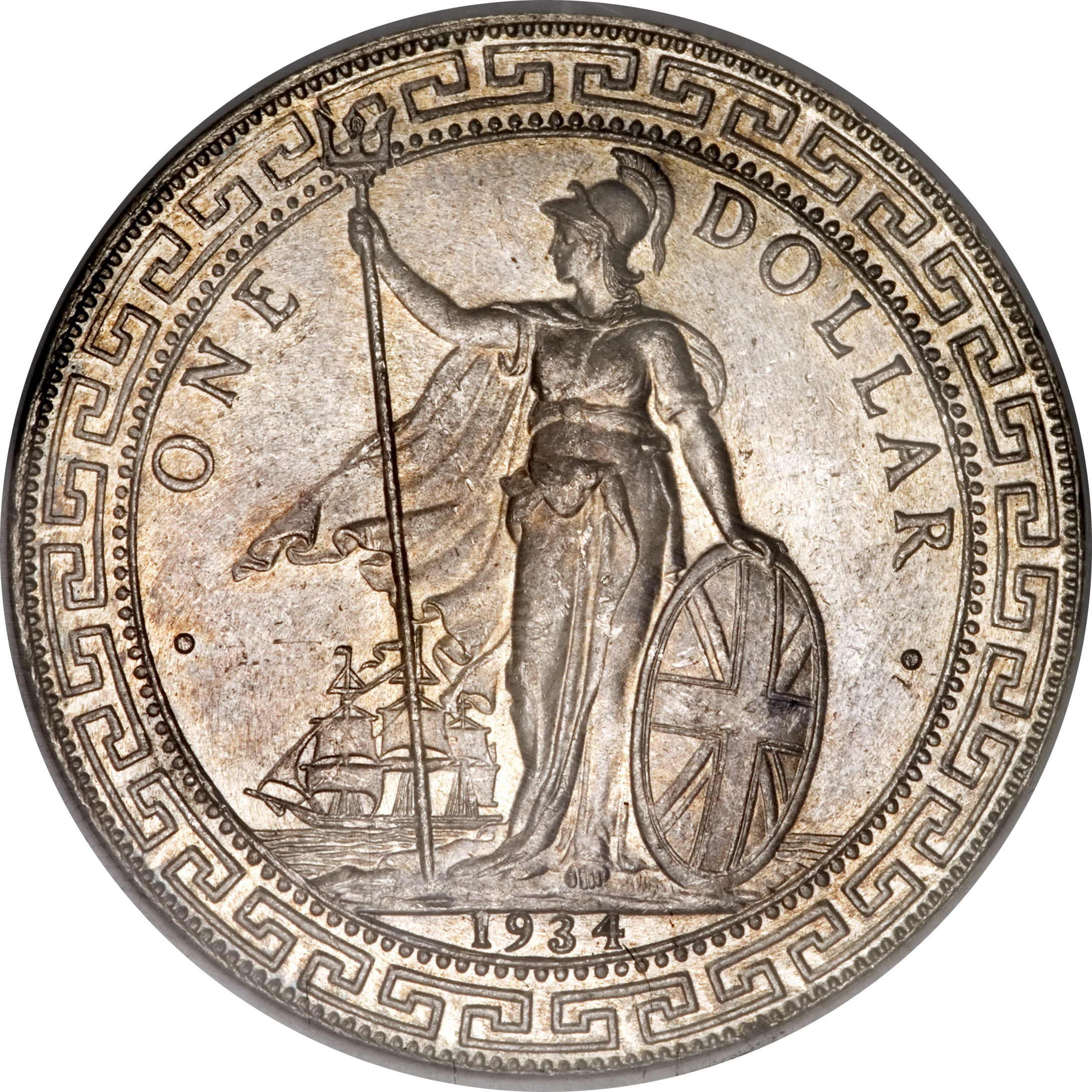 1 British Trade Dollar (1895-1935) 90% Silver 26.95g